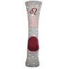 Memoi Women's Leo Zodiac Sign Crew Socks Med Gray Heather 9-11 - 3 of 4