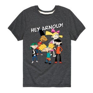 Boys' - Hey Arnold! - Group Shot Short Sleeve Graphic T-Shirt - 1 of 4