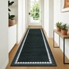 Machine Washable Area Rug for Living Room Bedroom, Modern Bordered Home Decor Carpet for Dining Room Office - 2 of 4