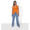 Rebdolls Womens Halter Front Slit Top - 2 of 3