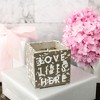 Pavilion Gift Company - Love - 8 oz - 100% Soy Wax Candle Scent: Serenity - Flame Candles - 4 of 4