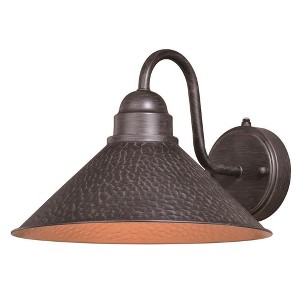 Vaxcel Outland 1 - Light Sconce in  Aged Iron - 1 of 4