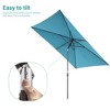 Sonkuki 6×9FT Rectangular Outdoor Patio Umbrella w/Push Button Tilt and Crank Handle, Sun-Protective - 4 of 4