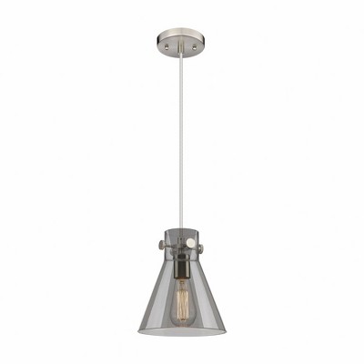 Newton Cone - 1 Light Pendant In Industrial Style-9.88 Inches Tall and 8 Inches Wide
