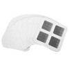 iMountek  25 Pack Disposable Floor Drain Stickers - Shower, Sink & Bathtub Hair Catcher Mesh Strainers** Grey - 2 of 4