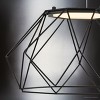 Urban Ambiance Luxury Minimalist Indoor Pendant,  9-5/16''H x 17-15/16"W x 17-15/16''D,  Matte Black Finish, UHP4581 - 4 of 4