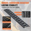 VEVOR E Track Tie Down Rail Kit, 2' Steel Rails, 4 Pack, Secure Cargo & Heavy Loads Up to 2000 lbs, Heavy Duty Etrack Rails with Screws - 4 of 4