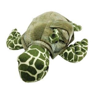 Fun Stuff Sea Turtle Plush with Pouch and Mini Hatchling Baby – 12" Soft Stuffed Animal Toy for Kids – Cuddly Mommy and Baby Turtle Set - 1 of 1