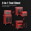5-Drawer Rolling Tool Chest With Wheels, Detachable Top Tool Box With Liners And Locking System, Heavy Duty Steel Tool Cart For Garage And Workshop - 4 of 4