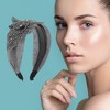 Unique Bargains Women's Rhinestone Wide-side Headband 5.91"x4.33" 1 Pc - 2 of 4