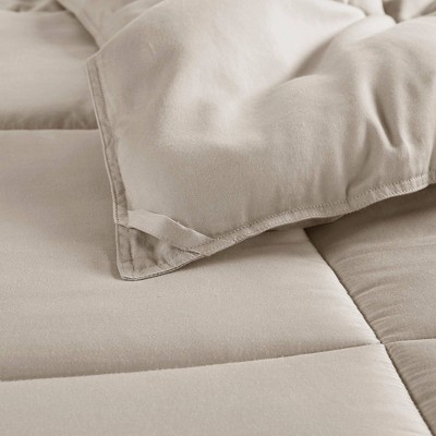 Madison Park 300 Thread Count Cotton Percale Luxury Down Alternative Comforter