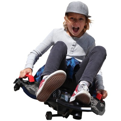Black and Red 12V Battery-Powered Ride-On Toy