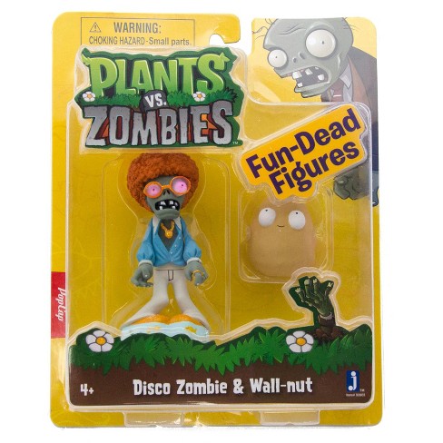 Plants Vs Zombies 3 Figure 2 Pack Disco Zombie Wall Nut Target