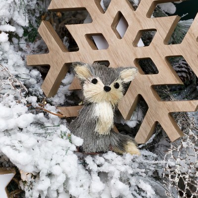 Woodland Friends Fall Winter Owl Fox Hedgehog Figurines Set