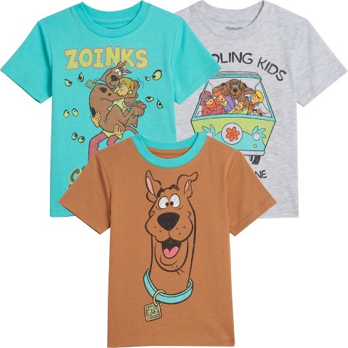 Scooby-doo Scooby Doo Little Boys 3 Pack Graphic T-shirts