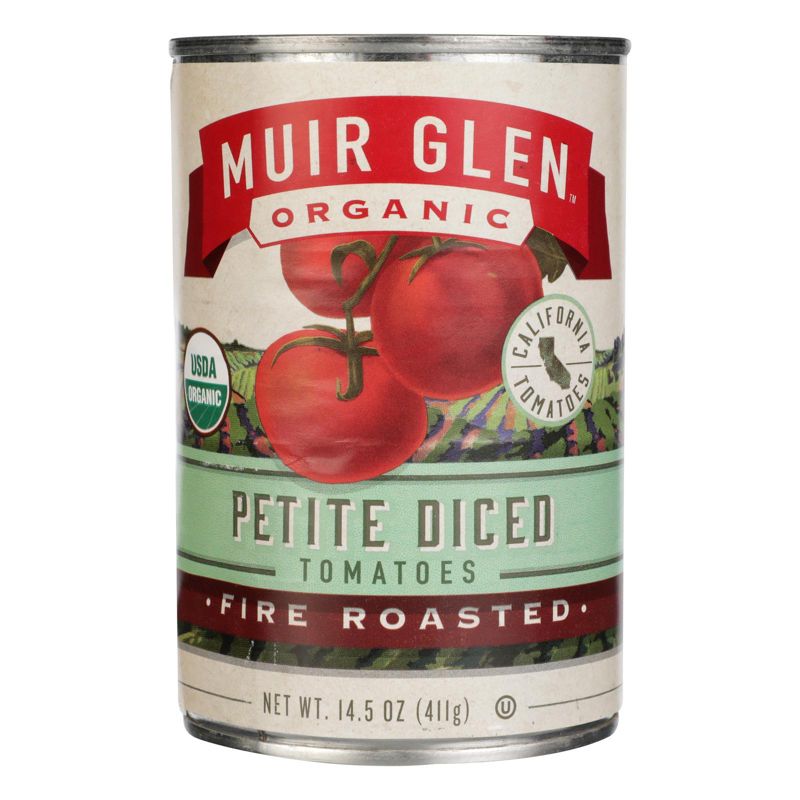 Muir Glen Organic Fire Roasted Petite Diced Tomatoes - Case of 12/14.5 oz, 2 of 8