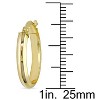 EVERLY JEWELRY | 10k Yellow Gold Hoop Earrings - 3 of 4