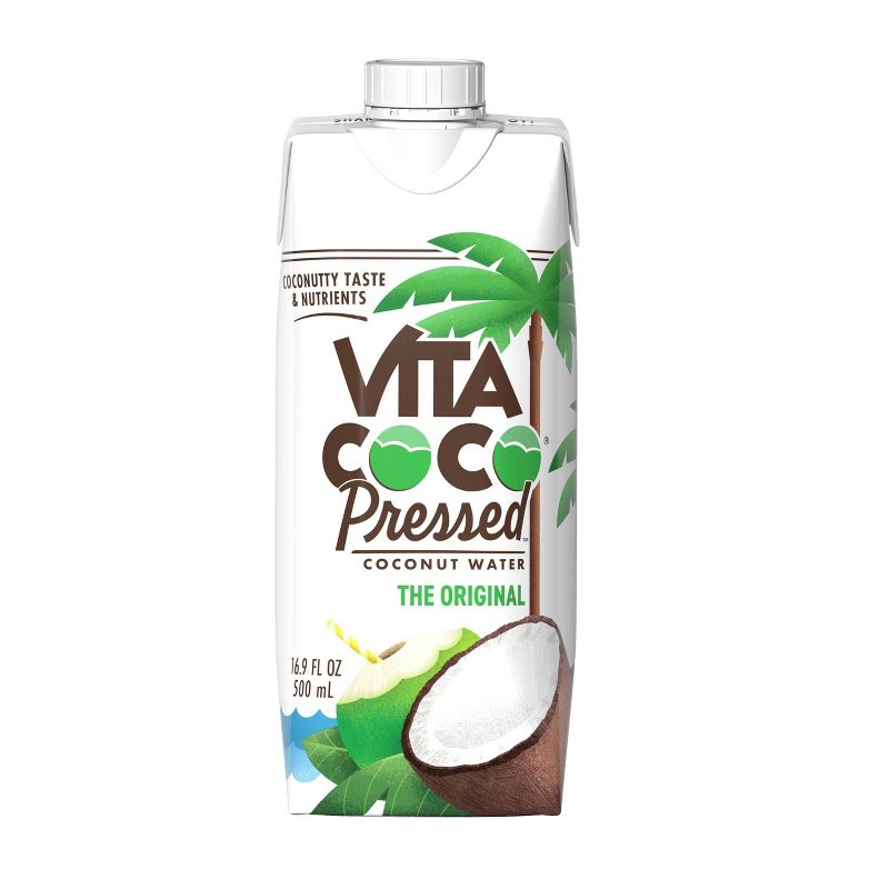 Vita Coco Coconut Water with Pressed Coconut - 16.91 fl oz Carton, 1 of 2