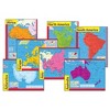 TREND Continents Learning Charts Combo Pack, Set of 7 - 3 of 4