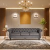 3-Seater Sofa With Rolled Arms And Curved Backrest,Comfortable Couch Sofa,Upholstered Sofa For Living Room,Bedroom-Cuddlewood - 2 of 4