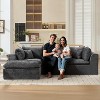 4-8 Seater Modular Cloud Sectional Sofa, U-Shape Chenille Couch, Deep Memory Foam Couch, No Assembly Required - 2 of 4