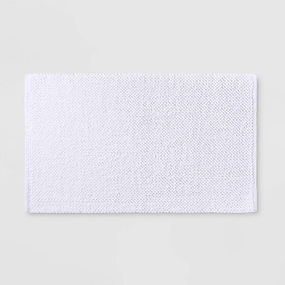 30x20 Petal Bath Mat White - Moda At Home : Target