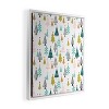 Wendy Kendall tiny trees Framed Art Canvas - Society6 - image 2 of 4