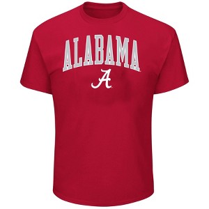 NCAA Alabama Crimson Tide Men's Big & Tall Short Sleeve T-Shirt - 1 of 3