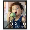 PosterPalooza | Classic Modern Black Picture Frame - UV Acrylic, Foam Board Backing, Hanging Hardware - 2 of 4