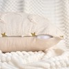 REGALWOVEN Star Embroidered Cute Cartoon Moon Pattern Cushion Covers 2 Pcs - 3 of 4