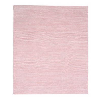 Soft Marl Knit Pink and White 100% Cotton Baby Blanket