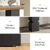 Tribesigns 63"Console Table, Heavy-Duty Look, Modern Entryway Furniture for Living Room, Hallway, Foyer, Brown & Black - 4 of 4