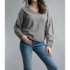 Women's Dolman Sleeve Sparkle Sweater - TEMPO PARIS - 3 of 3