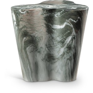 Meridian Furniture,Monza Marble Finish Concrete End Table - 1 of 4