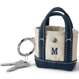 Lands' End Pre-Monogrammed Letter Micro Canvas Tote - 1 of 3