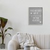 Stupell Industries Dogs are God's Way Quote Pawprint Pet Humor Black Framed Giclee Art - 2 of 4