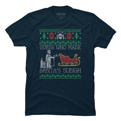 Men's Design By Humans Christmas Welder Welding Xmas Funny Welder Ugly Christmas Sweate By pahari T-Shirt