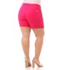 Rekucci Curvy Woman Slimming Cuffed Shorts – Pull-On Mid-Rise with Pockets - 3 of 3