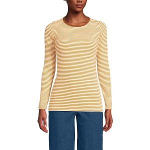 Lands' End Women's Cotton Rib T-shirt - 1 of 3