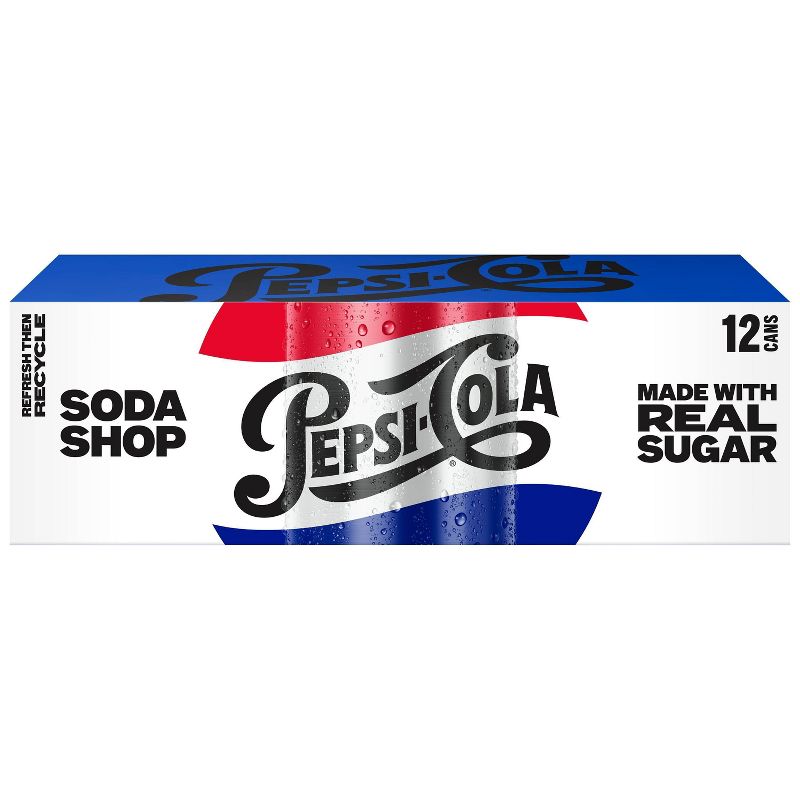 Pepsi Cola with Real Sugar- 12pk/12 fl oz Cans, 3 of 9