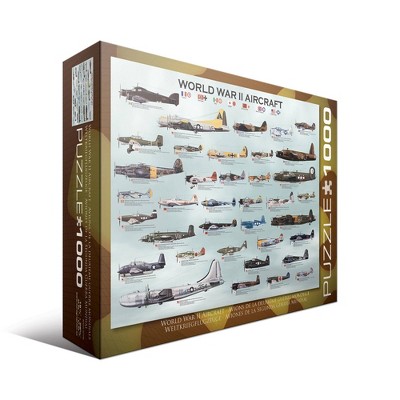 EuroGraphics WWII Aircraft Jigsaw Puzzle - 1000pc