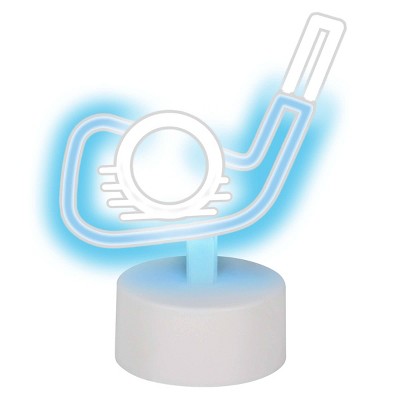 FUN DAY Golf Club and Ball Neon Light Table Lamp