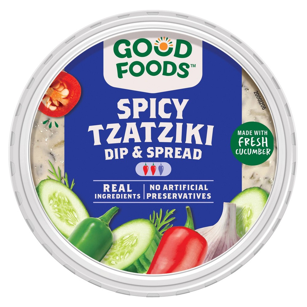 Good Foods Spicy Tzatziki Dip - 8oz