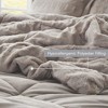 NicBex 2PCS/3 PCS Faux Fur Comforter Set,Bedding Set with 1 Comforter and 1/2 Shams,Soft Faux Mink & Brushed Quilt Sets Machine Washable - 4 of 4