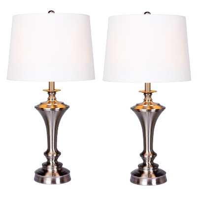 white base table lamps