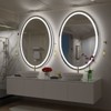 Apmir Super Bright 192 LEDs/m Lighted Anti-Fog Oval Wall Mirror in Tempered Glass, 3-Year Warranty - 3 of 4