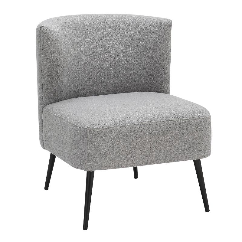 Fran Contemporary Upholstered Slipper Chair - LumiSource, 1 of 14