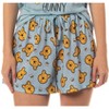 Disney Winnie-the-Pooh Women's Good Morning Hunny Sleep Pajama Set Baby Blue - 4 of 4