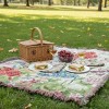 Floral “Bloom With Grace” Tapestry Throw – 50x60 inch Cotton by Manual Woodworkers and Weavers - 3 of 3