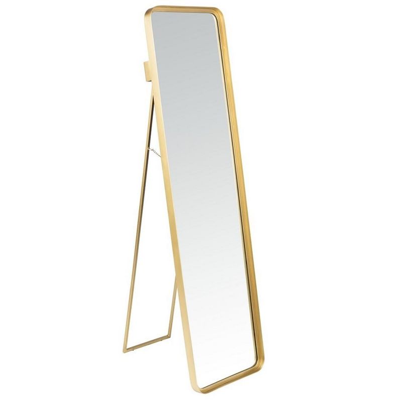 Lerna Mirror - Brushed Brass - Safavieh., 3 of 6